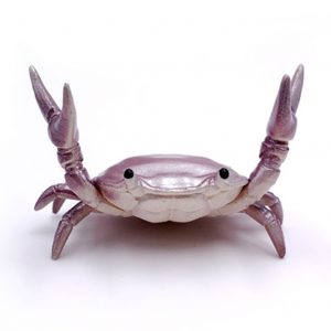 Funny Cute Crab Pen Holder Weightlifting Crabs Penholder Bracket Storage Rack purple