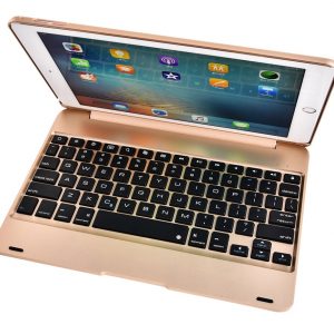 For ipad/ air1/2 pro 9.7 Tablet PC Slim Wireless Bluetooth Keyboard Gold