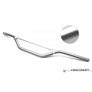 Universal 7/8" 22mm Aluminium Motorcycle Handlebar for Yamaha Suzuki  Silver