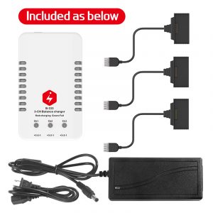 3-IN-1 Balance Fast Battery Charger Charging Hub for C-FLY CFLY Faith/EX4/ X12 FPV GPS 3-Axis Stable Gimbal RC Drone  U.S. regulations