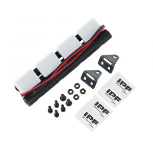 1PCS RC Car LED Roof Lamp Lights Bar for 1/10 RC Crawler Car Traxxas TRX-4 SCX10 90046 Recat MST white