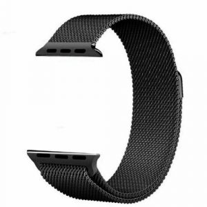 Milanese Loop Strap Watch Band for Apple Watch Series 1/2/3/4 38MM/40MM/42MM/44M black_42/44mm