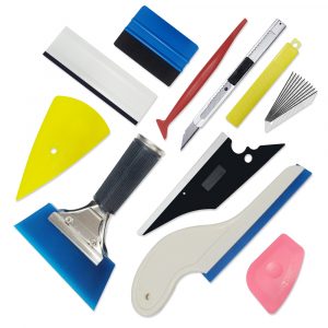 10pcs/set Car Sticker Tool Car Color Film Paste Installation Tools Set