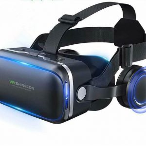 3D Glasses Virtual Reality Headset VR Box Goggles for Android iPhone Samsung black