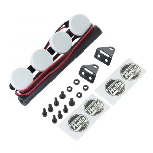 1PCS RC Car LED Roof Lamp Lights Bar for 1/10 RC Crawler Car Traxxas TRX-4 SCX10 90046 Recat MST white