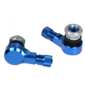 1Pair Motorcycle Wheel Tire Valve Stems Caps Universal Aluminum Alloy Tire Valves Motor Accessories blue