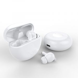 Wireless Earphones TWS Bluetooth V5.0 Stereo Noise Cancelling Mini Earbuds white