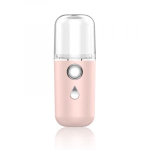 Facial Steamer Hydrating Machine Spraying Machine Face Moisturizing USB Rechargeable Spray Hydrator B-619A pink