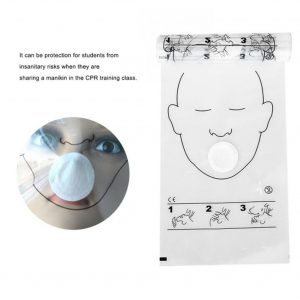 36pcs/roll CPR MASK CPR Face Shield Breath Film Without Valve for Emergency Skills Training First Aid Survival Kit