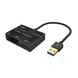 500MB/S High-speed USB3.0 XQD Card Reader Adapter XQD 2.0 Memory Card  black