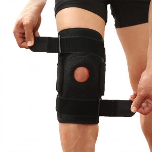 Outdoor Adjustable Knee Support Pad Brace Protector Patella Knee Support Arthritis Knee Joint Leg Compression Sleeve free size
