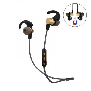 Wireless Stereo Bluetooth Earphone Neckband Sports Earphone Auriculare CSR Bluetooth for All Phone Gold