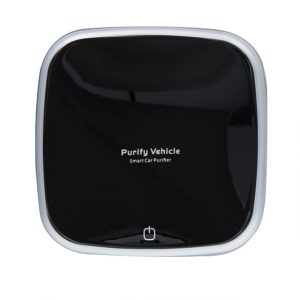 Car Air Purifier 12V Negative Ion Ionizer Air Purifier Humidifier Air Purifier Diffuser  black