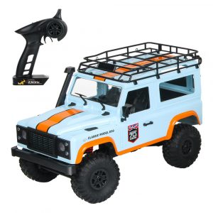 1/12 2.4G 4WD Rc Car with LED Light Crawler Climbing Off-road Truck D90 Blue car version_1:12