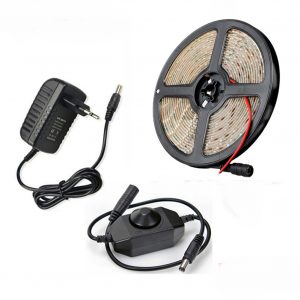 5M Sterilize Money Detect UV Strip Light 390-400nm 12V 300LEDs European Regulation