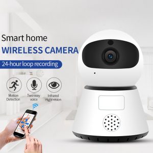 Surveillance Camera Wireless WIFI HD Night Vision Smart Small Monitor Mobile Phone Remote Network Home Monitoring 4#_UK Plug