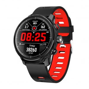 L5 Smart Watch IP68 Waterproof Multiple Sports Mode Heart Rate Monitoring Weather Forecast Smartwatch red