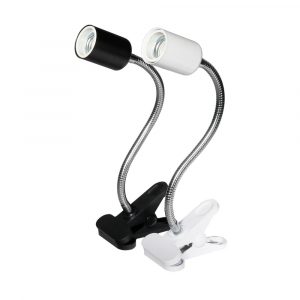 220V Lampshade Temperature Controllable Light Stand Holder for Aquarium Amphibians Reptile Tortoise Flat Plug white
