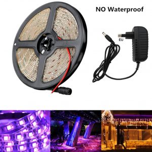 12V 5M 300LEDs UV Strip Light European Regulation 390-400nm
