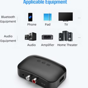 Bluetooth 5.0 Audio Receiver Nfc Bluetooth Receiver Hands-free Support Tf Card Usb Playback Wireless Adapter black