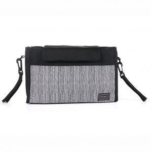 Baby Stroller Parts Storage Basket Waterproof Multi-function for Hanging or One Shoulder stripes_One size