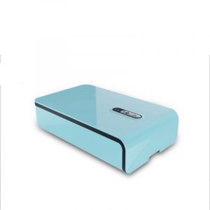 Portable UV Phone Sterilizer Box for Jewelry Cellphone Underwear Mask Toothbrush Disinfection Light blue
