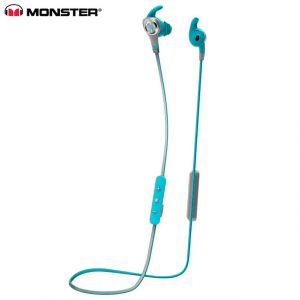 Original  Isport Intensity In-ear Earphones Sweatproof Wireless Bluetooth Headset With MIC Bass Stereo Remote Control Sports Headphone blue