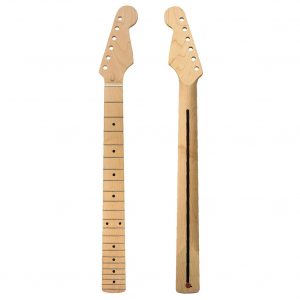 22 Fret Maple Fingerboard ST Guitar Neck 22 fret Maple fingerboard