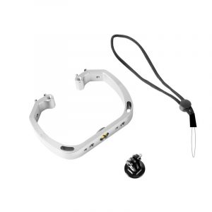 Camera Bracket Double-Arm Handheld Support Stabilizer Hand Grip Diving Underwater Photography Equipment Silver