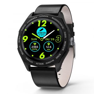 Smart Fitness Bracelet Blood Pressure Measurement Relogio Heart Rate Smart Band Watch Full Touch Screen Smart Watch black