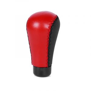 Universal Car Shift Head Modified Foreskin Manual TransmissionShift Handball Black red