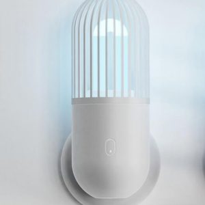 Capsule UV Disinfection Lamp with Ozone Sterilization Can Be Regularly Disinfected for Bedroom White-With Ozone