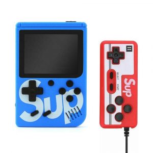 Handheld Game Console Portable Gameboy Box Arcade Classic Video Game Handle Retro Design Blue