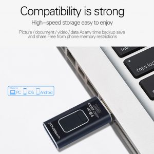 4 in 1 Micro USB Stick Flash Disk Type-C USB Flash Drive OTG Pen Drive for iPhone /Android/Tablet PC  black