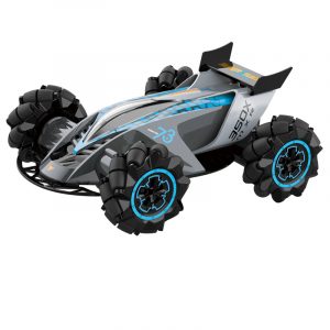 Z109S 2.4G 4WD RC Stunt Car Watch Gesture Sensor Control Spray Toys for Kid Gift with LED Light gray