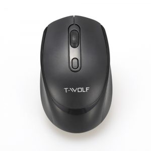 Portable Q16 Wireless Mouse USB Cordless Mouse for PC Laptop Accessories No Battery black