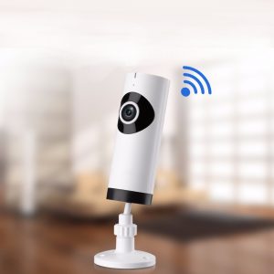 Pen Shaped Smart Panoramic Camera WIFI Operation 720P Pixel 360 Degree Wireless Camera white_EU Plug