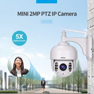 Sricam 1080P Outdoor Waterproof 5X Zoom Network Dome Camera 40m Infrared Night Vision Remote Surveillance Camera  US plug