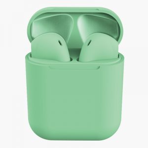 TWS Bluetooth Earphone 5.0 Wireless Headphones Sport Earbuds Headset with Mic for iPhone Xiaomi  green