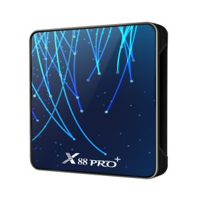 X88 PRO Plus 4K TV Set Top Box RK3368 8 Octa-Core Android 9.0 Media Player black_4GB + 64GB