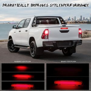 For Toyota Hilux VIGO 2015-2017 Car LED Rear Brake Light Middle Stop Third Tail High Brake Lamp Short red