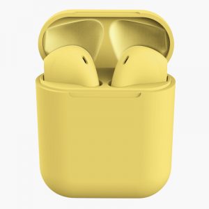 TWS Bluetooth Earphone 5.0 Wireless Headphones Sport Earbuds Headset with Mic for iPhone Xiaomi  yellow