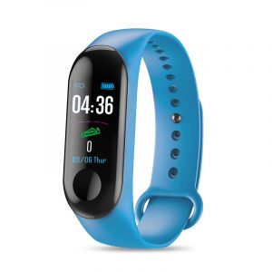 M3 Smartband Fitness Tracker Smart Bracelet Blood Pressure Heart Rate Monitor Waterproof Smart Band  blue