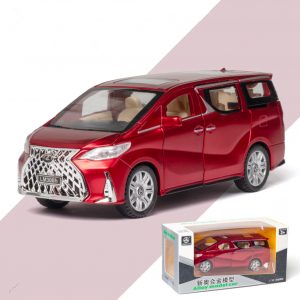 1:32 Pull Back Vehicles Alloy Model Cars Toy With Sound Light Function For Kids red