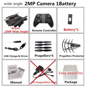 XS809S Four Axis Aircraft Drone 720P WIFI FPV Foldable with HD Wide Angle Camera RC Quadcopter 200w wifi wide-angle