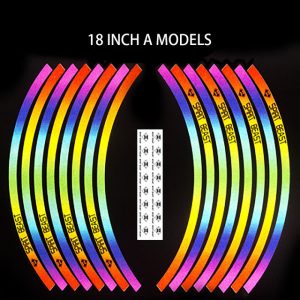 Motorcycle Sticker Wheel Stickers Moto Pad Motorbike Tires Sticker  18 inches