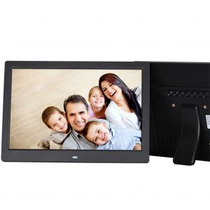 12 Inch Digital Photo Frame HD 1280x800 LED Back-light Electronic Album Picture Music Video Gift Black AU plug