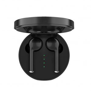 TW40 TWS Touch Control Wireless Bluetooth Earphone Wireless Headset Earbuds for Xiaomi iPhone  black