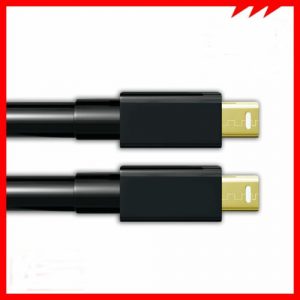 1.8M Mini Display Port DP to Mini Display Port DP Cable Extension Cable black