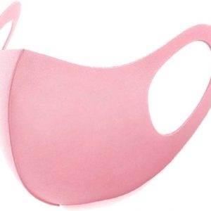 5pcs/10pcs Thin Face Sponge Mask Washable Breathable Reusable Windproof Dust-Resistant Pink_10PCS